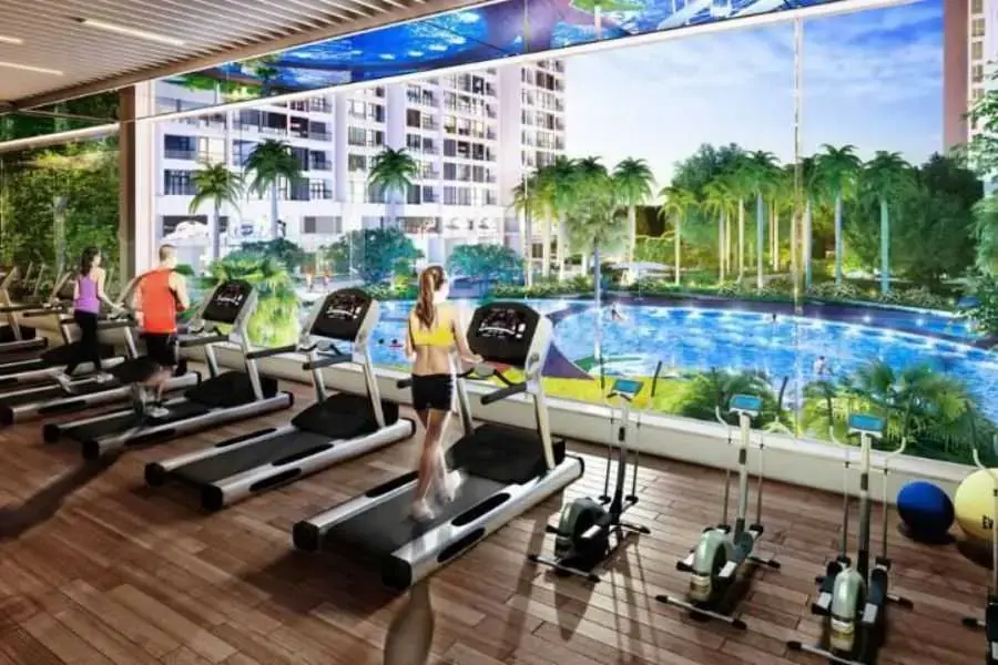 Phòng gym trong hệ thống chung cư căn hộ