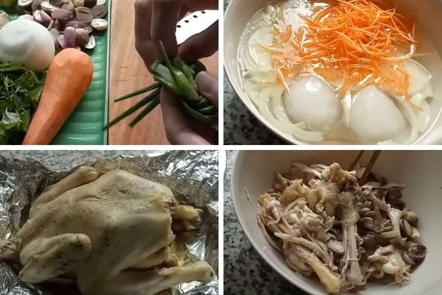 Hướng dẫn các bước làm gỏi gà tại nhà đơn giản.