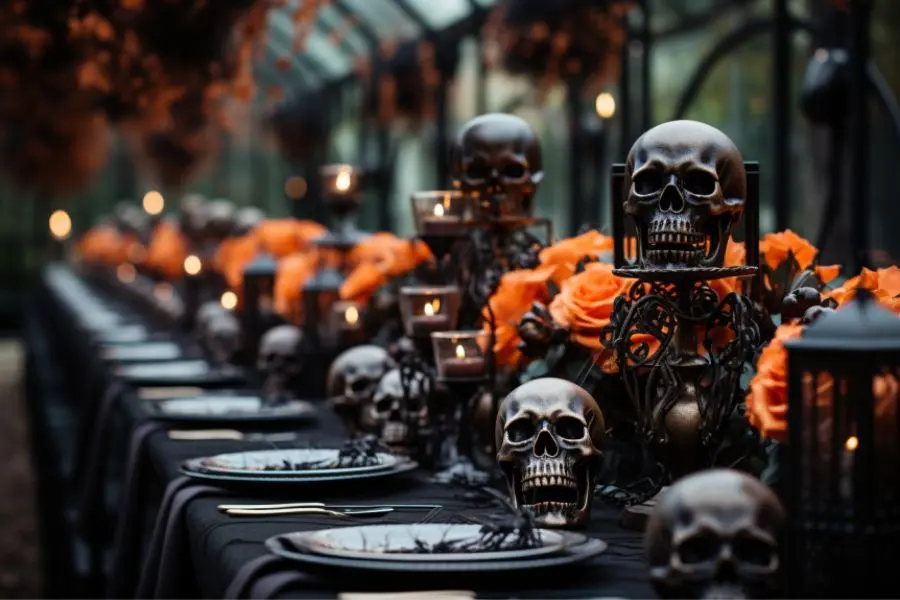 Ý tưởng trang trí mẫu bàn tiệc Halloween đẹp số 19.