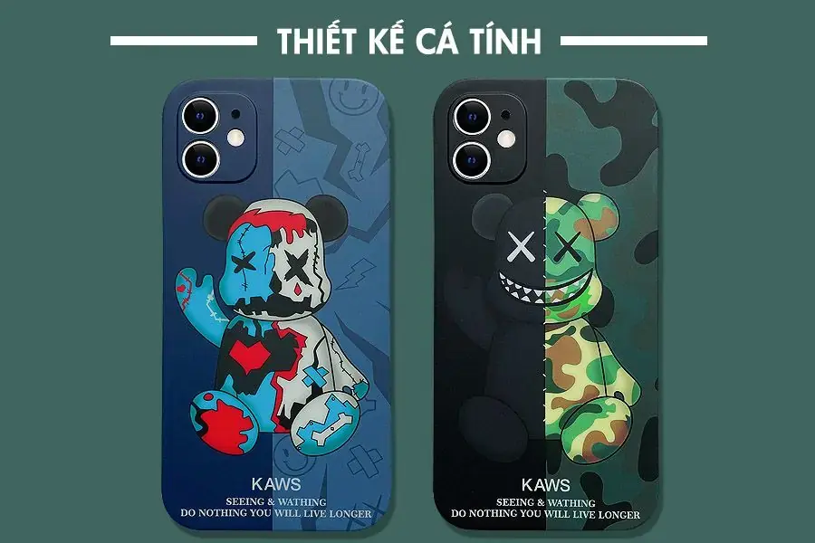 Lựa chọn màu của bút vẽ và vẽ trực tiếp lên mặt sau của ốp điện thoại
