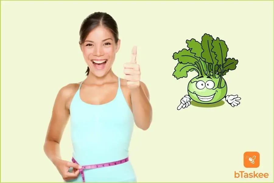 Su hào ít calo, giàu chất xơ hỗ trợ giảm cân