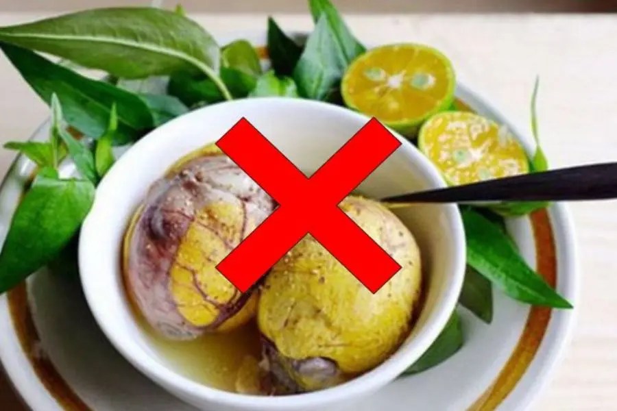 Kiêng ăn trứng vịt lộn ngày mùng 1 Tết.