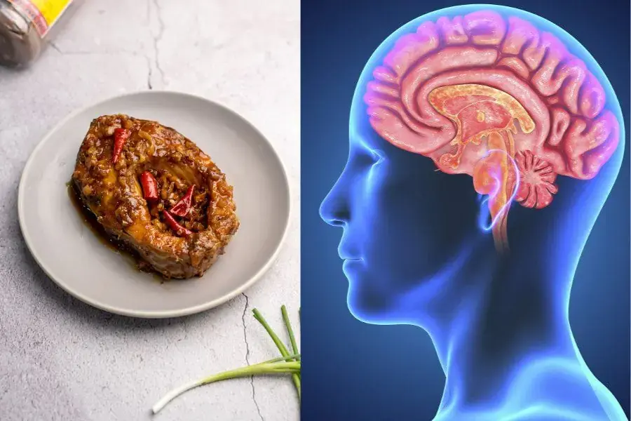 Ăn cá kho giúp giảm nguy cơ mắc chứng Alzheimer ở tuổi già.