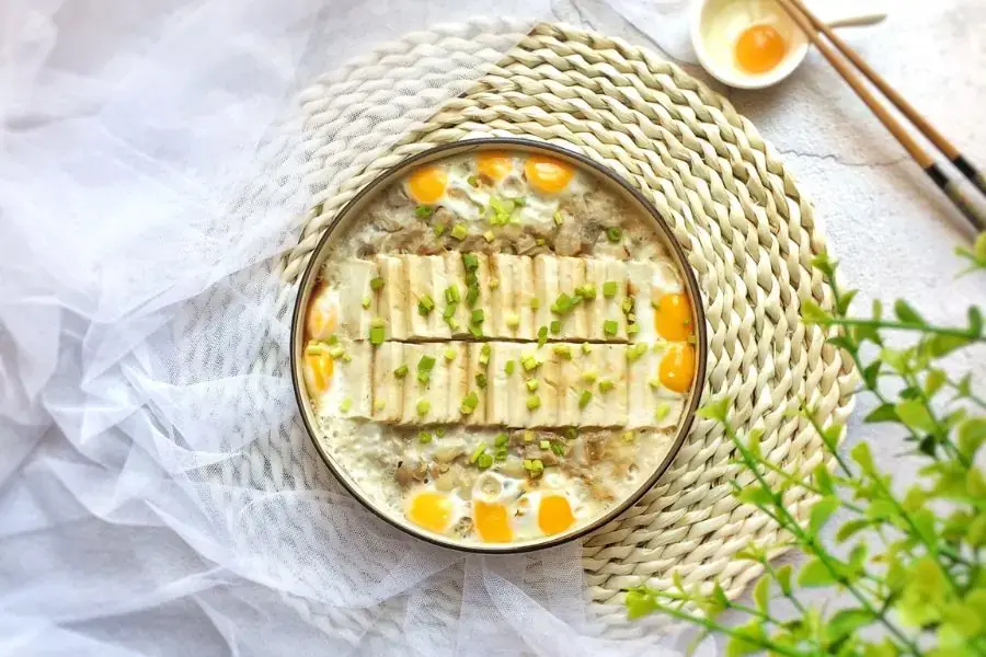 Trứng hấp đậu hũ giải nhiệt cho những ngày hè