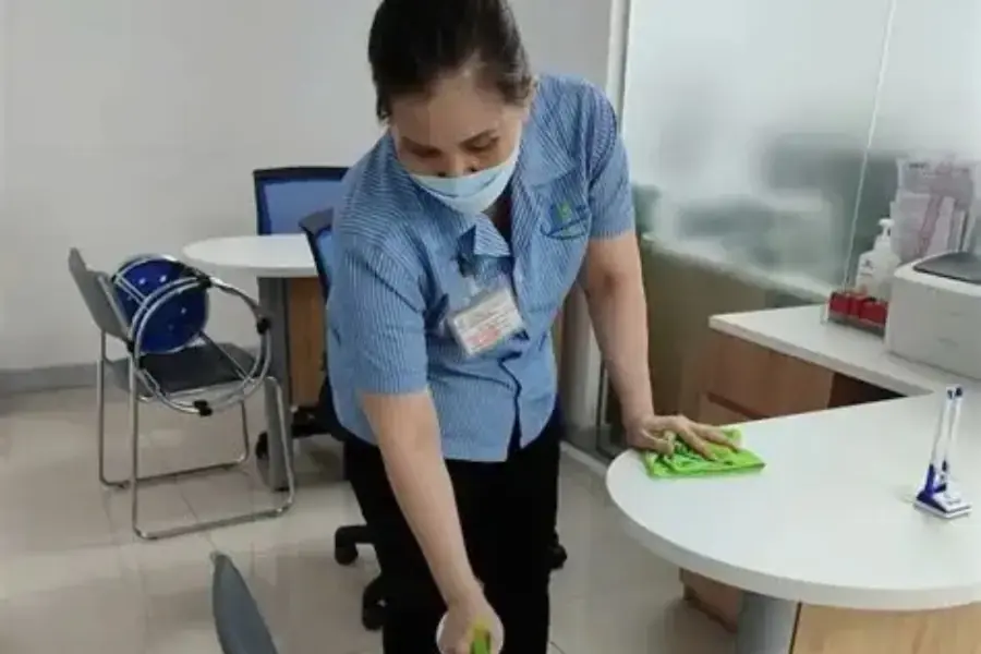 Công ty vệ sinh Pan Pacific Sài Gòn - Nguồn: Pan Pacific Sài Gòn.