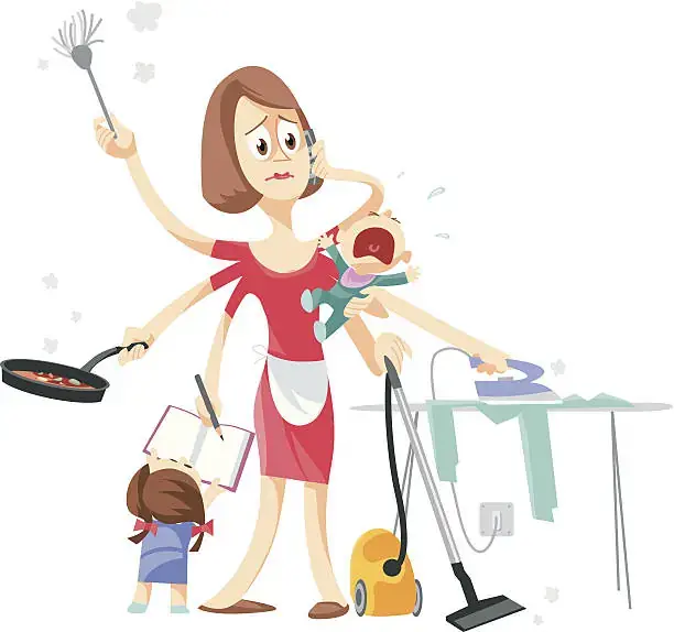Phụ nữ bận rộn cần tìm giúp việc nhà (ảnh: nguoiduatin.vn)