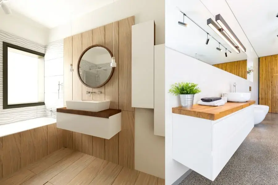 Loại gỗ MDF chống ẩm được sử dụng trong nhà tắm