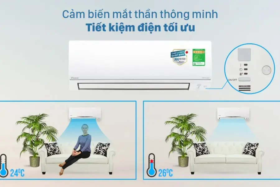 Tính năng cảm biến mắt thần tối ưu