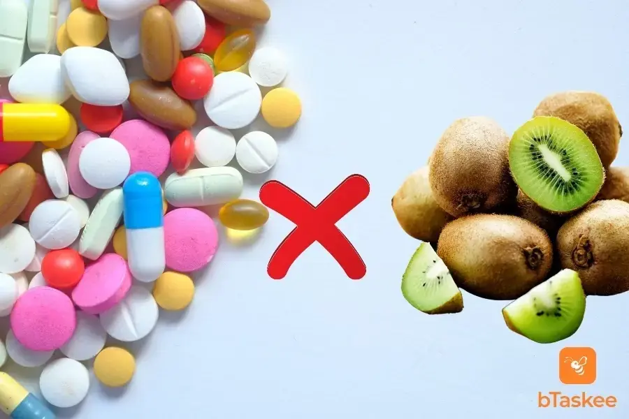 Quả kiwi có thể gây tương tác với một số loại thuốc