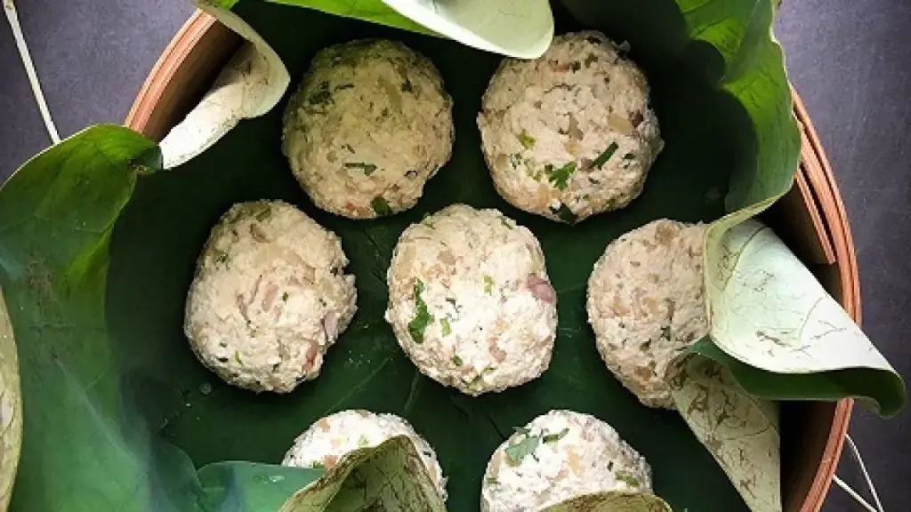 Tạo hình cho chả cốm