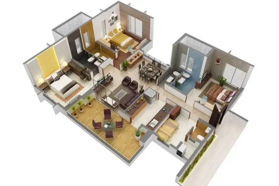 Công năng của các phòng có ảnh hưởng tới chiều cao căn nhà