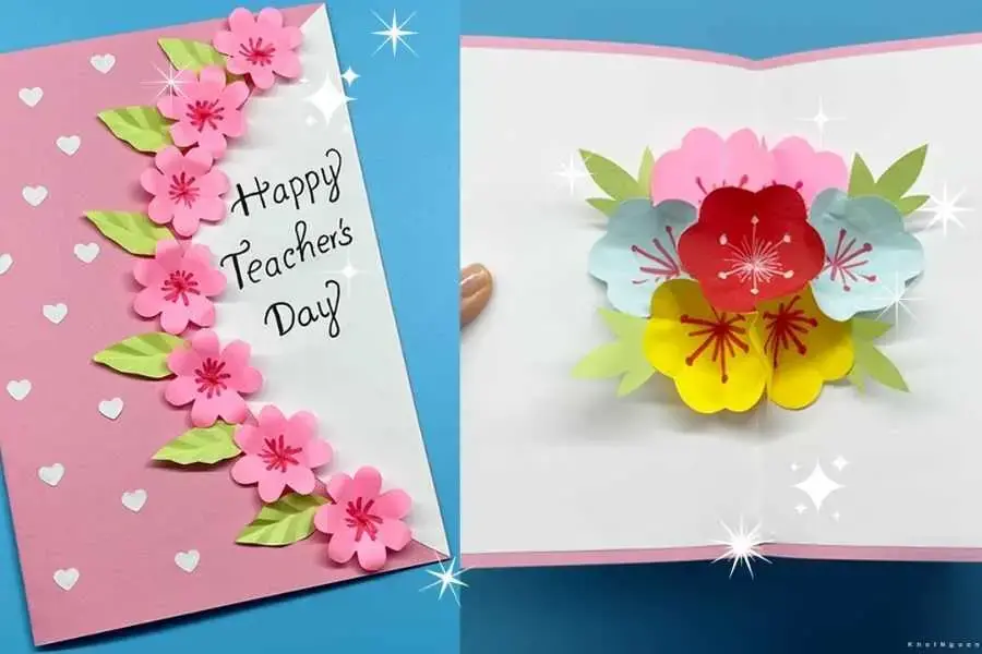 Mẫu thiệp 3D tặng ngày nhà giáo Việt Nam đẹp mắt và độc đáo.