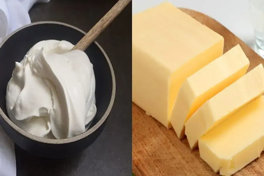 Nguyên liệu cần chuẩn bị là sữa đặc, Whipping Cream, bột cacao, sữa tươi, bơ,...