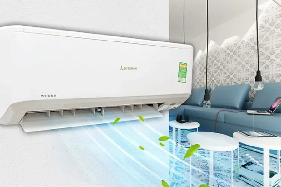 Công suất máy không phù hợp với diện tích làm cho máy lạnh không thể làm mát khắp phòng ( Điện Máy Thuận An)