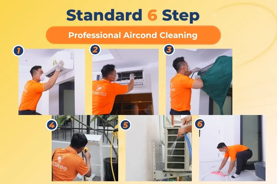 6 steps for professional aircond service