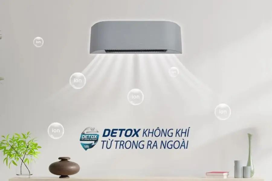 Bộ lọc không khí Ion Plasma giúp lọc sạch 99% phân tử gây dị ứng, 95% vi khuẩn và 85% virus.