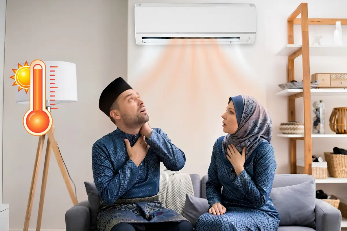 Aircond Dah Hidup, Tapi Masih Tak Sejuk