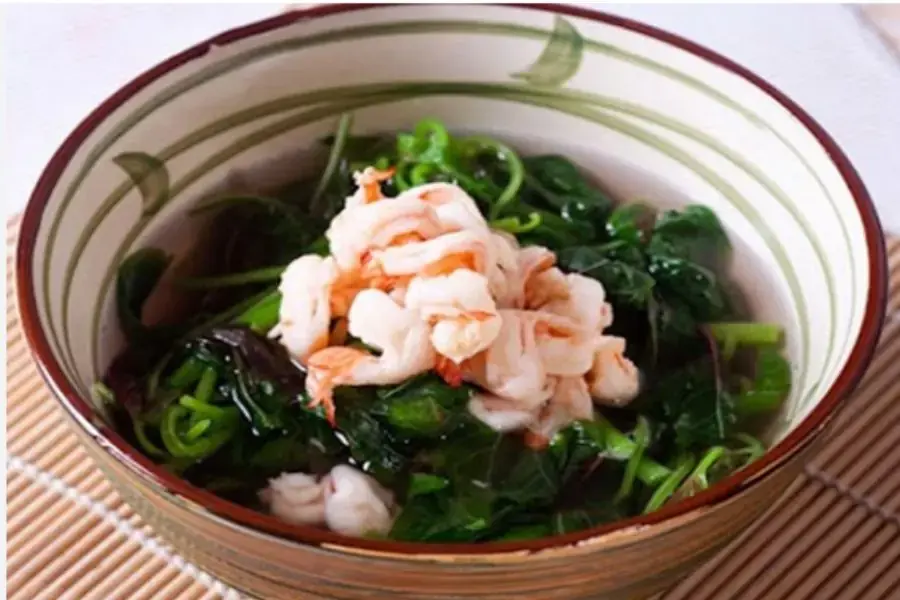 Ngọt thanh với canh rau dền nấu tôm