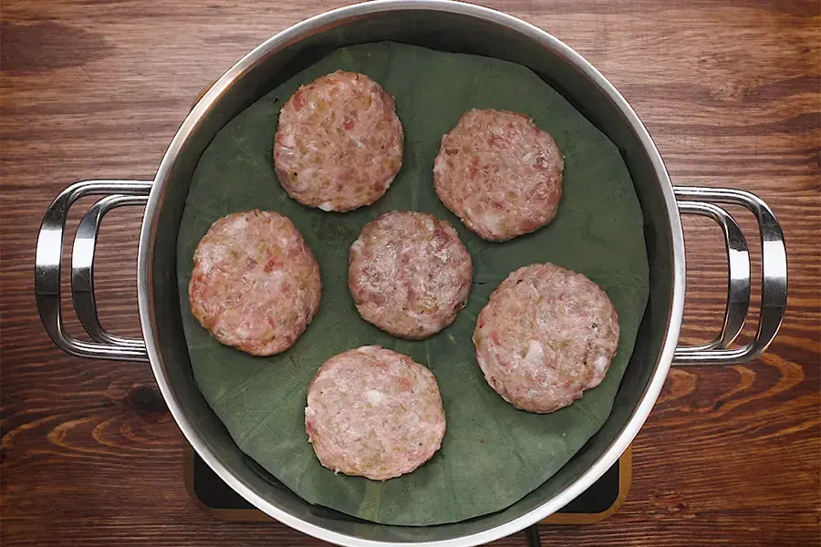 Hấp chả cốm