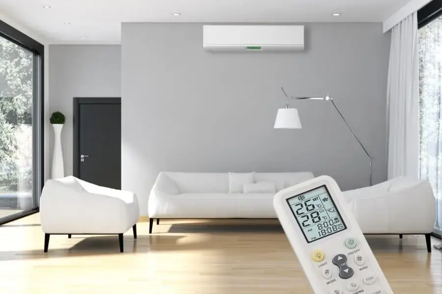 Nhận biết nhờ ký hiệu trên remote máy lạnh.