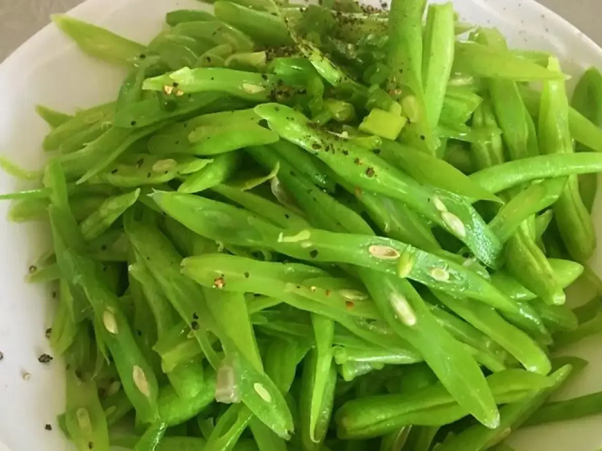 Đậu Cô Ve là món phổ biến trong nhiều bữa cơm của người Việt