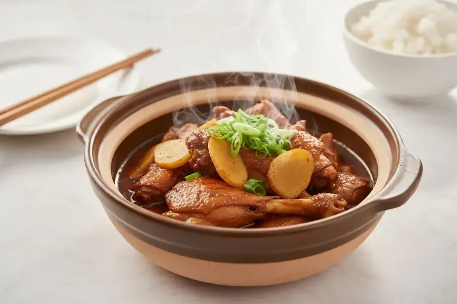 Vịt kho gừng ấm bụng, thịt mềm không hôi.