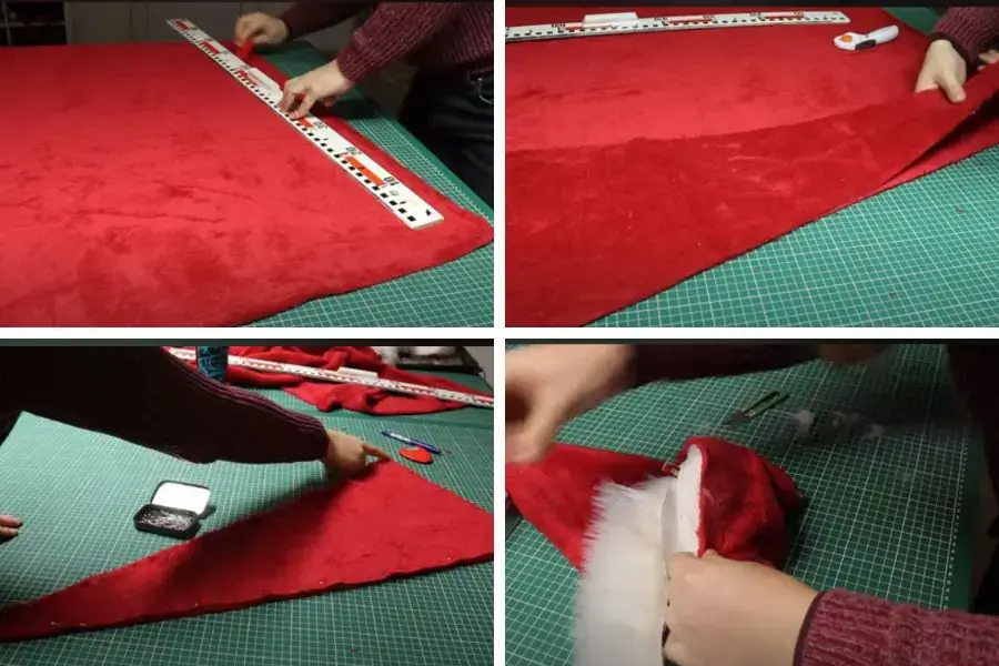 Hướng dẫn cách làm mũ ông già Noel tại nhà.
