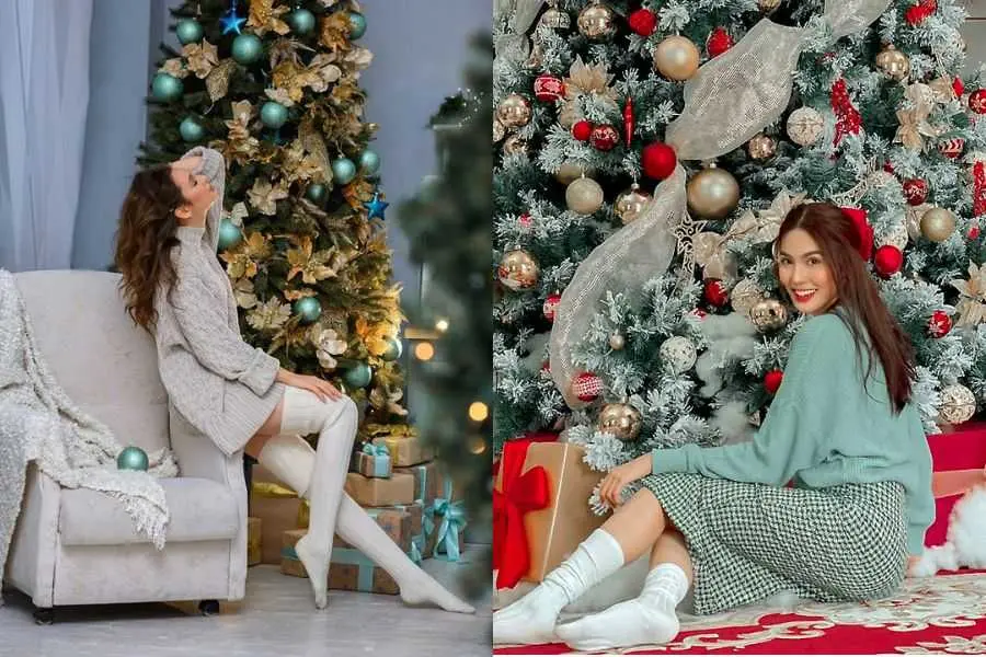 Áo len kết hợp cùng chân váy dài hay ngắn đều rất xinh.