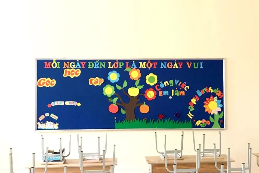 Mẫu trang trí bảng 8/3 đẹp, số 14.