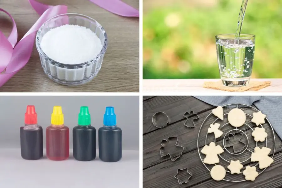 Những nguyên liệu cần có để làm kẹo isomalt.