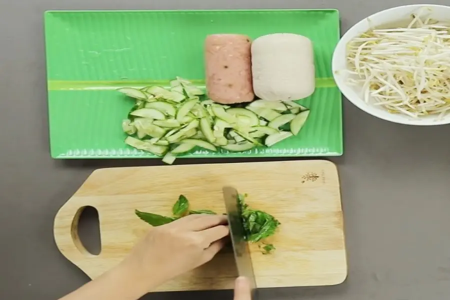 hình ảnh cắt rau