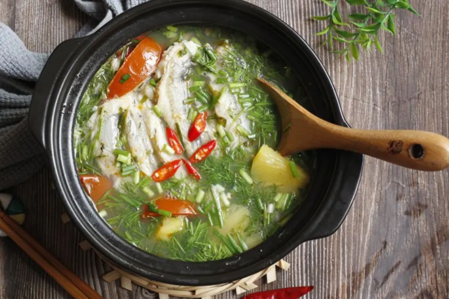 Canh chua cá khoai là món canh được nhiều người ưa chuộng bởi hương vị thơm ngon khó cưỡng.