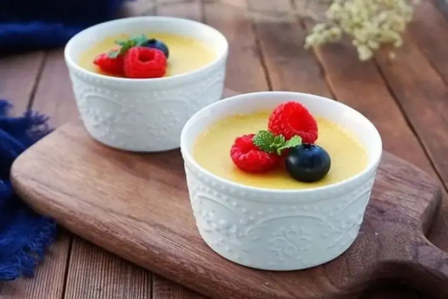 Hương vị pudding thơm ngon mê mẩn.
