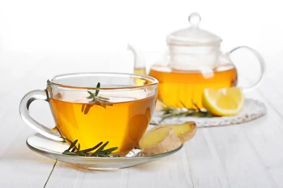 Trà gừng mật ong đơn giản có tác dụng giảm ho