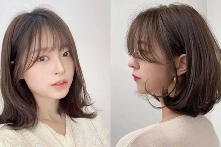 Nên ra tiệm salon để tạo kiểu tóc mái thưa được đẹp nhất.