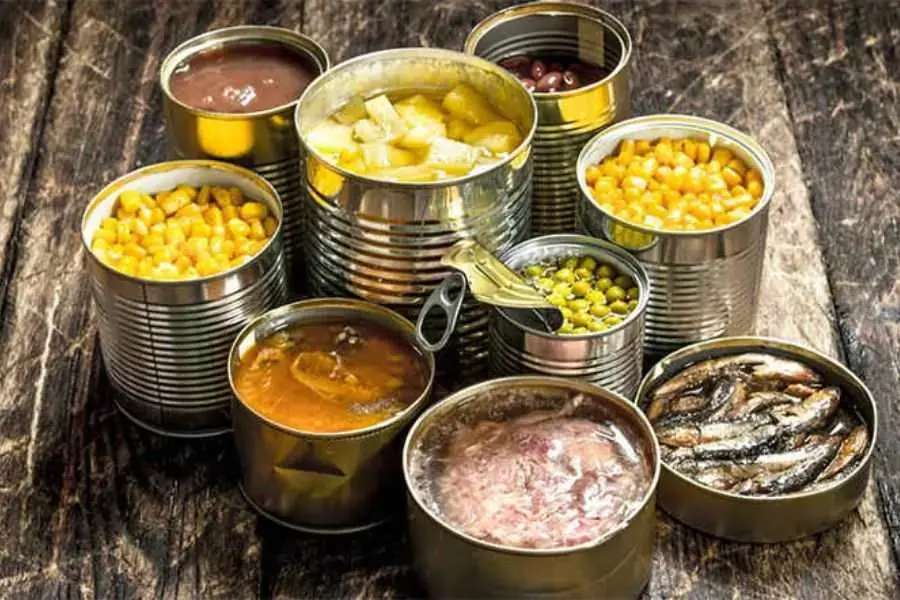 Không ăn đồ đóng hộp đối với thực đơn Healthy