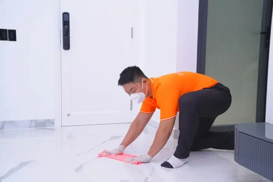 Lau dọn và trả lại hiện trạng ban đầu.