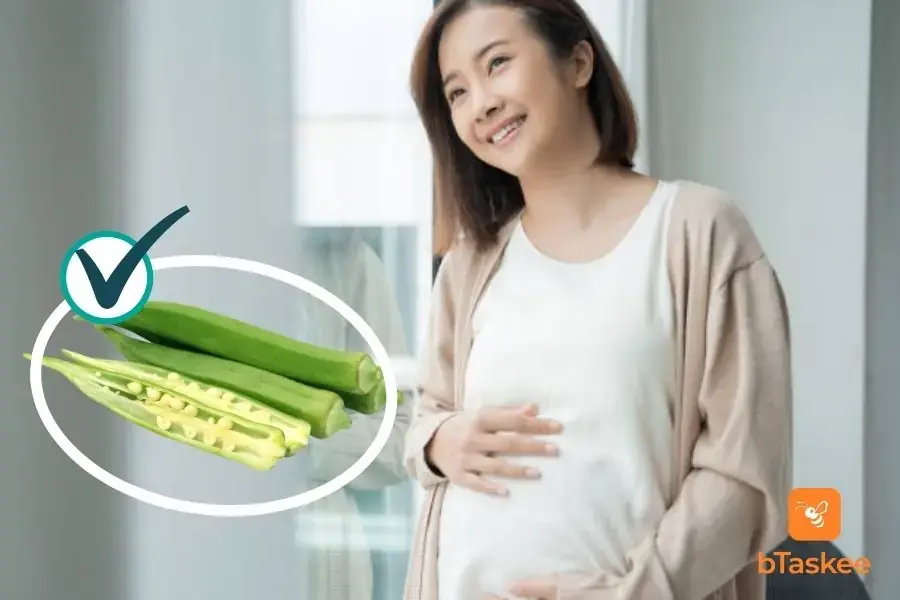 Folate trong đậu bắp có lợi cho phụ nữ đang mang thai