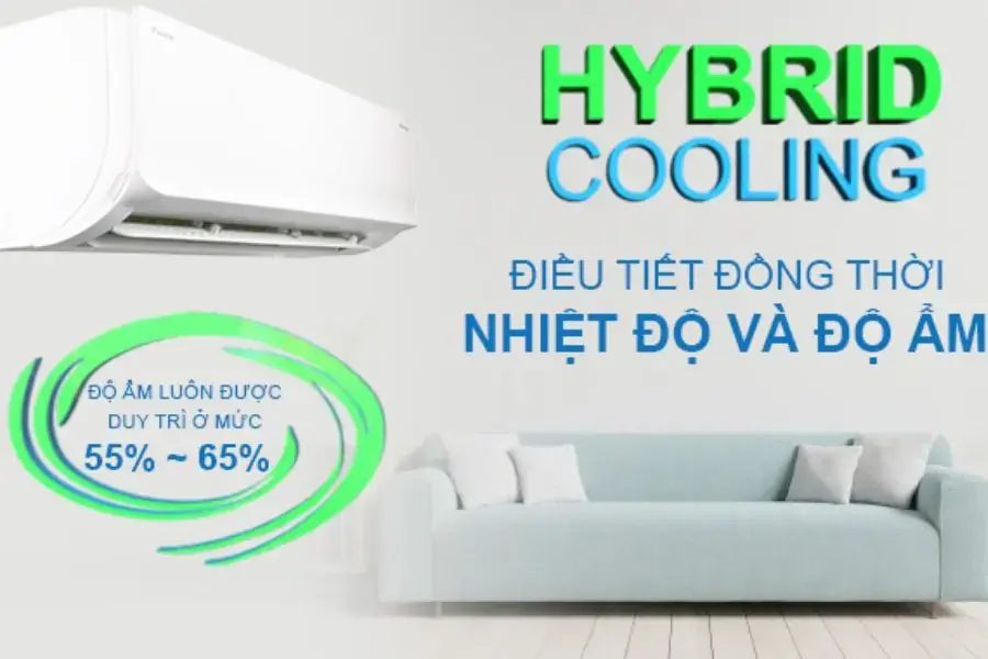 Sử dụng điều hòa có chế độ tạo ẩm cho da