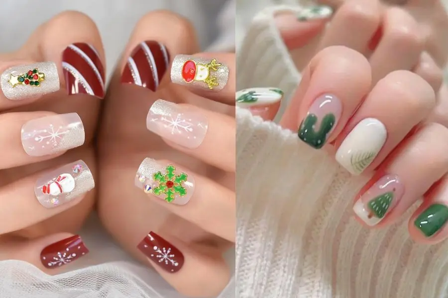 Mẫu nail đơn giản nhưng vẫn cực kỳ xinh.