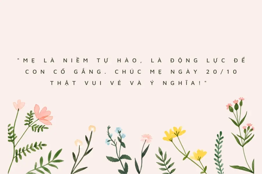 Caption sâu sắc, cảm động dành cho mẹ ngày 20/10.