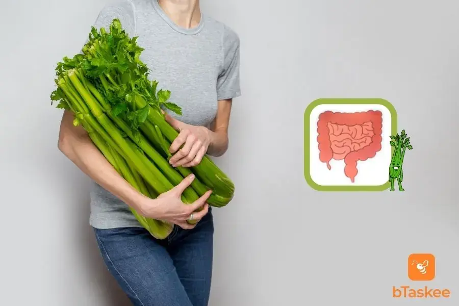 Cần tây giàu chất xơ tốt cho hệ tiêu hóa