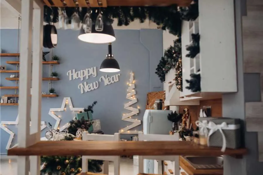 Trang trí nhà đón Noel vừa hiện đại vừa ấm cúng.