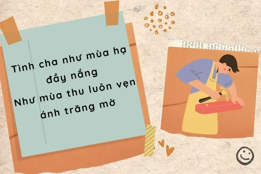 Vài câu thơ ca ngợi tình yêu thương của Cha