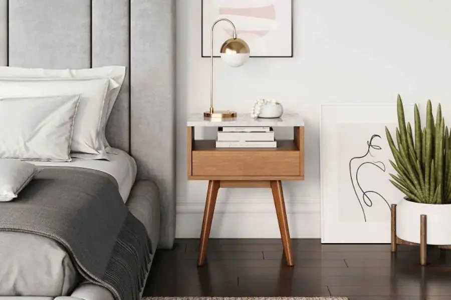 Kích thước tab đầu giường thường là 55 x 45 x 60 cm 