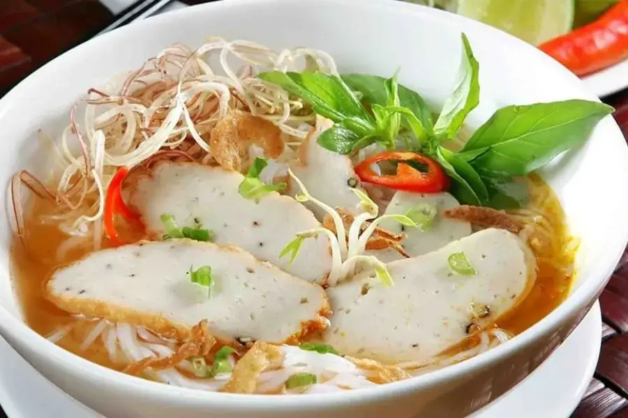 Bún chả cá là món ăn đặc trưng của vùng miền Nam Việt Nam