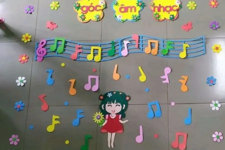 Góc âm nhạc cho bé những trải nghiệm mới