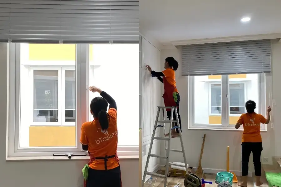 Lắp đặt thiết bị, đồ nội thất, dọn dẹp toàn diện tại không gian sống mới. 