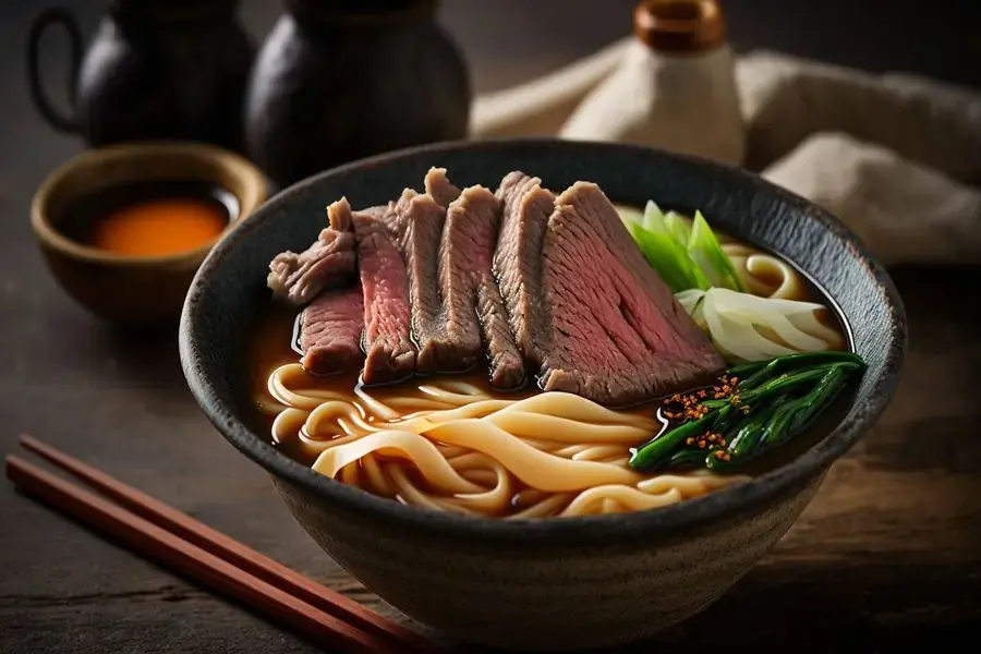 Nước dùng phở được nêm nếm đậm đà 