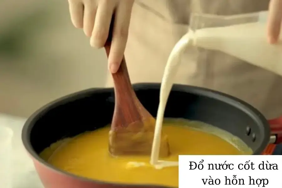 Nấu lại hỗn hợp và nêm nếm hợp khẩu vị